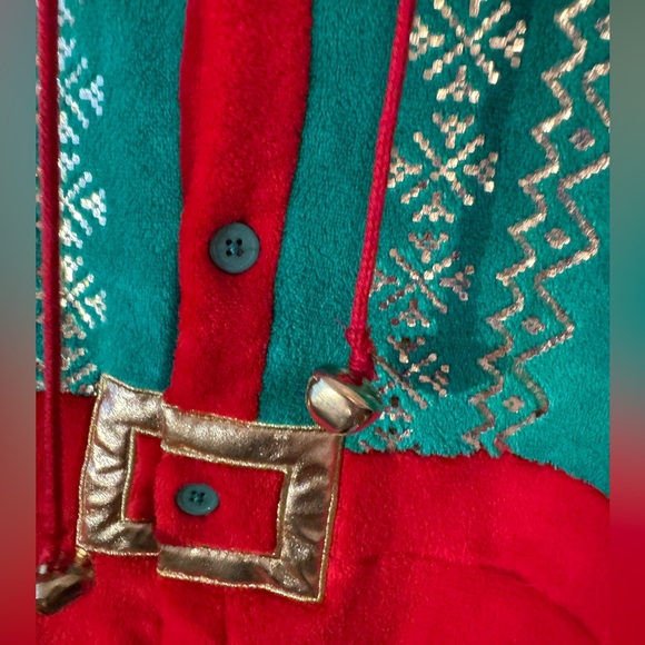 New w/o tags Christmas Hooded Romper/Jumpsuit XL - Picture 2 of 7